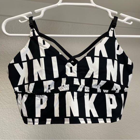 ✌️VS 💕PINK BUNDLE Ultimate Logo Sport Bra AND Sling Beach Cooler Bag - Picture 3 of 9